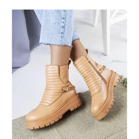 Botines aislantes con cadena beige de Pareda - Solea 1 Botines aislantes con cadena beige de Pareda - Solea 1