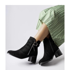 Botines negros de tacón bajo de Bédard - Solea 1