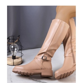 Botas aislantes beige de Olmin - Solea 1 Botas aislantes beige de Olmin - Solea 1