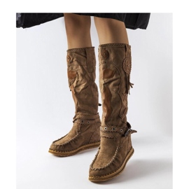 Botas estilo boho marrón oscuro Putignano - Solea 2