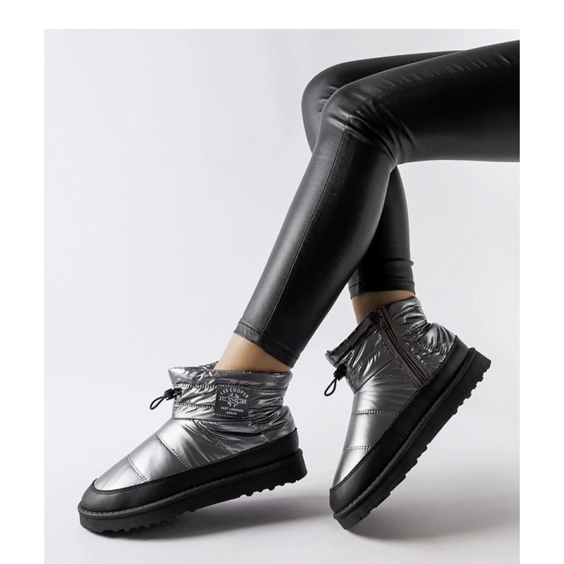 Botas de nieve grises Lee Cooper LCJ-23-44-1966L negro 1