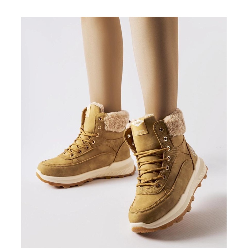 Botas marrones Lee Cooper LCJ-22-44-1361L beige 1