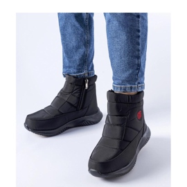 Botas de nieve cortas con aislamiento negras negro 1