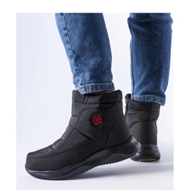 Botas de nieve cortas con aislamiento negras negro 2