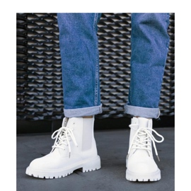 Botas de montaña con aislamiento beige claro 1