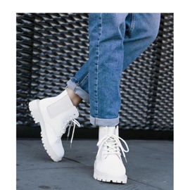 Botas de montaña con aislamiento beige claro 2