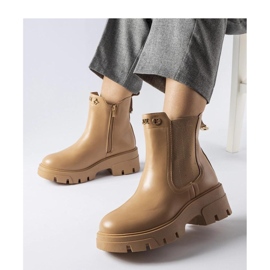 Botines decorativos aislantes beige 2