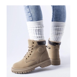 Botas aislantes beige marrón 2