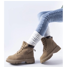 Botas aislantes beige marrón 3
