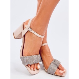 Sandalias de tacón alto de Dash Nude beige 1