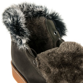 Botas Creepers Con Pelo verde 1