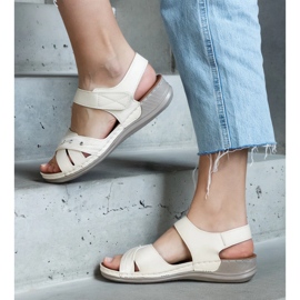 Sandalias plataforma beige 3