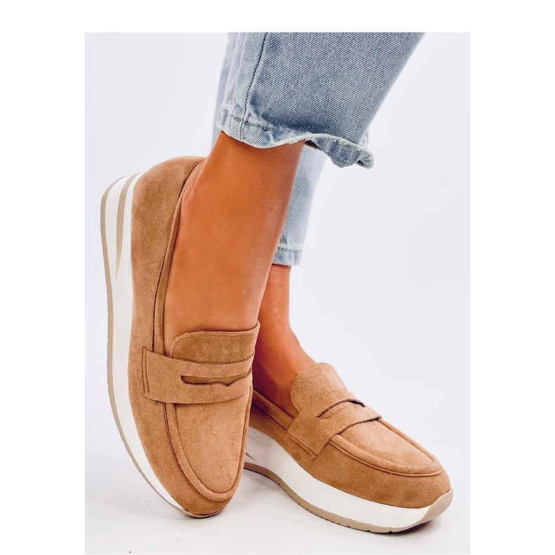 Mocasín cuña Pacifs Camel - Inello marrón 2