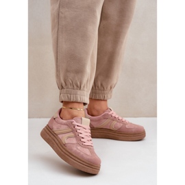 Zapatillas mujer con plataforma Rosa rosado 1 Zapatillas mujer con plataforma Rosa rosado 1