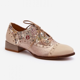 Zapatos Mujer Piel Maciejka 06408-04 Beige 2