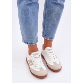 Deportivas Cordones 7112 Blanco/Beige 2