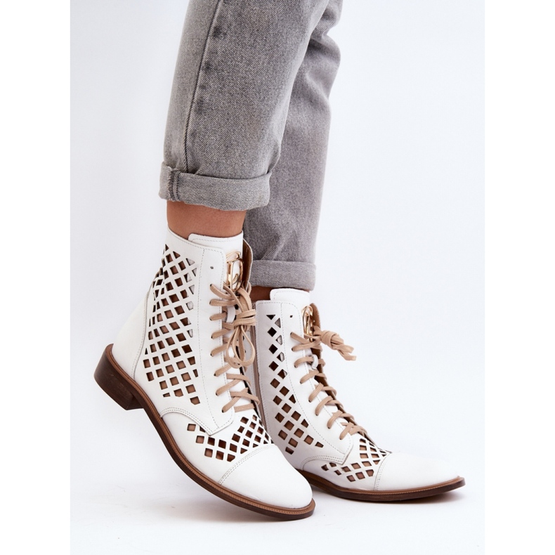 Botas Altas Caladas Modelo Zazoo 2695/003 Blanco 1 Botas Altas Caladas Modelo Zazoo 2695/003 Blanco 1