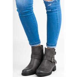 Botas de trabajo con hebilla gris 6