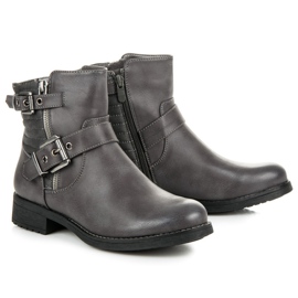 Botas de trabajo con hebilla gris 5