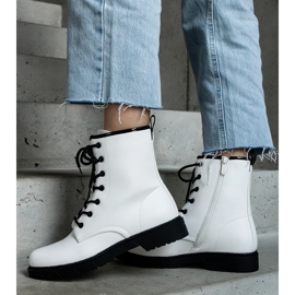 Botas de trabajo de ecopiel con aislamiento blanco 3