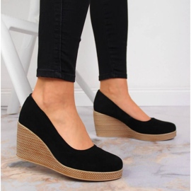 Bombas en la cuña Filippo W PAW339B negro 4