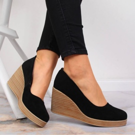 Bombas en la cuña Filippo W PAW339B negro 5