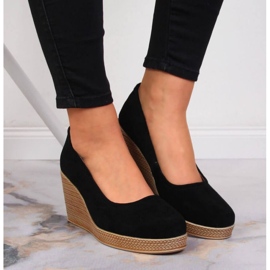 Bombas en la cuña Filippo W PAW339B negro 6