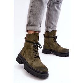 Step in style Tramperos Modelo Narelona 6602 Verde Oscuro - Paso con estilo 2