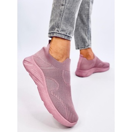 Deportivas calcetín rosa rosado 4