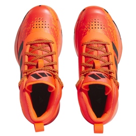 Zapatillas de baloncesto adidas Cross Em Up 5 K Wide Jr HQ8494 naranja naranjas y tintos 9