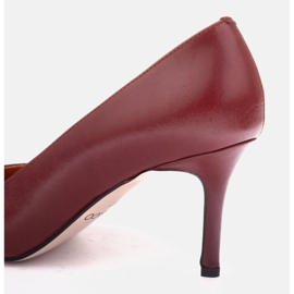 Marco Shoes tacones altos rojo 7