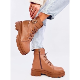 Botas militares camel beige 7