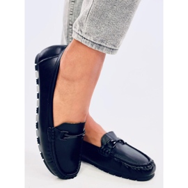 Seastar Mocasín clásico con plantilla de piel Negro 4