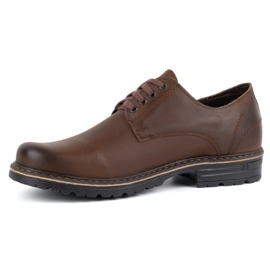 Polbut Botas de montaña hombre piel 2120 marrón oscuro 6