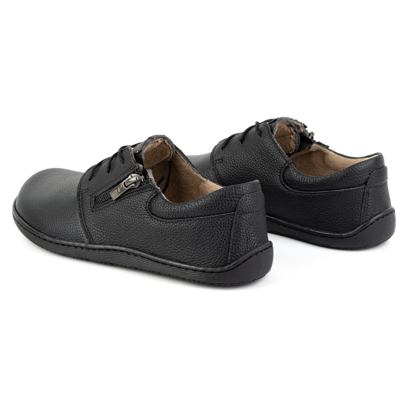 Olivier Zapatos de mujer descalzos minimalistas de piel 1244 negro 2