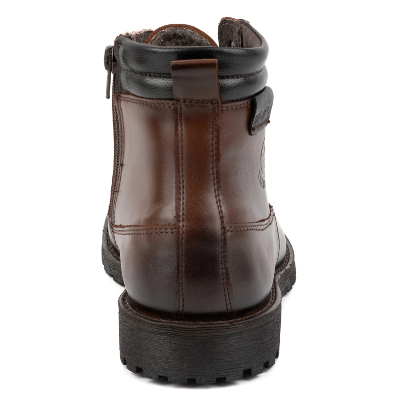 Olivier Zapatos de invierno para hombre, botines de piel 754, marrón oscuro 1 Olivier Zapatos de invierno para hombre, botines de piel 754, marrón oscuro 1