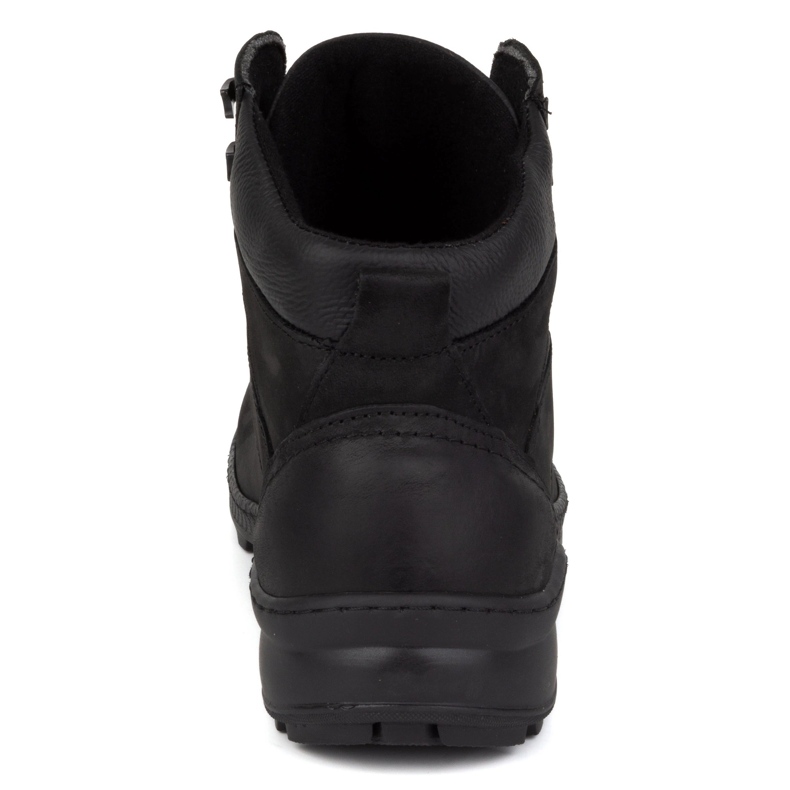 Olivier Zapatos de invierno de piel para hombre 7148DT, negro 1