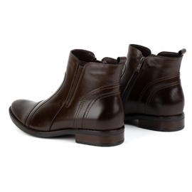 Olivier Botas Chelsea hombre piel invierno 1001 marrón 6