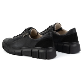 Olivier Zapatos mujer piel 1223 negro 6