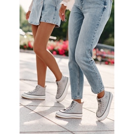 Zapatillas de mujer aisladas con plataforma de piel ecológica Big Star OO274069 Azul 12
