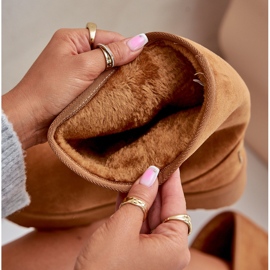 Botas de nieve plataforma alta Big Star OO274893 Camel marrón 1