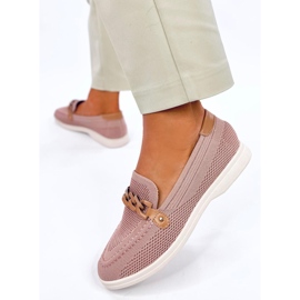 Seastar Mocasines con cadena rosa 2