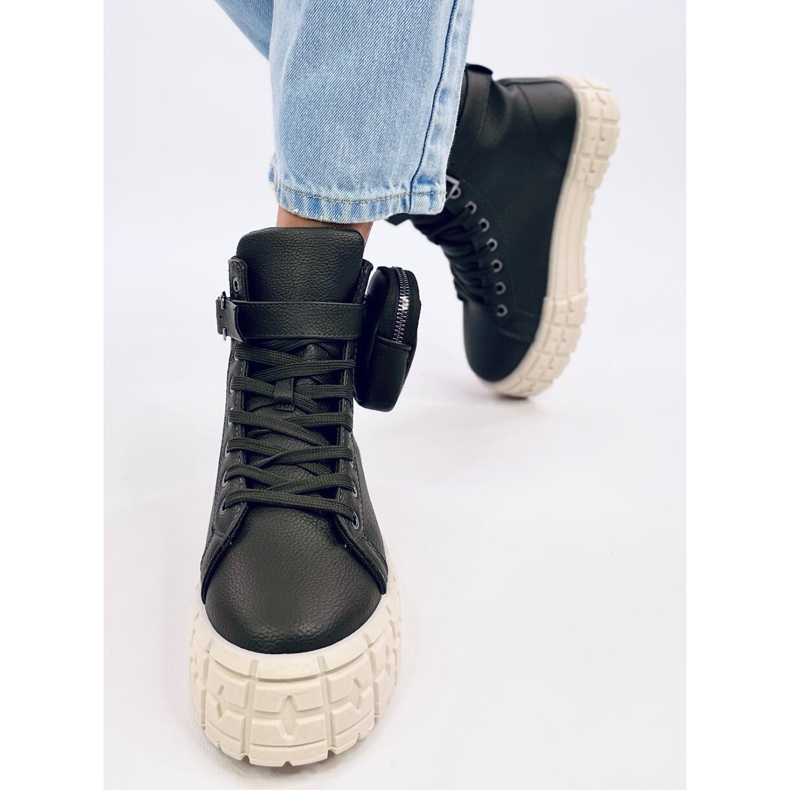 Zapatillas altas verdes 2