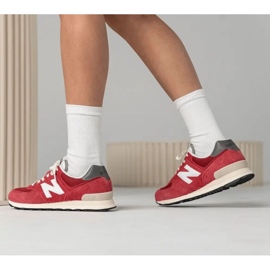 Zapatillas New Balance M U574HR2 rojo 16