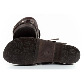 Zuecos Scholl Icónicos F298121011 marrón 8