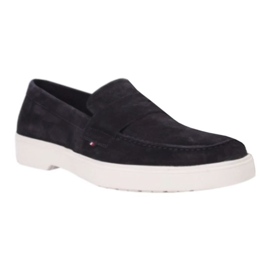 Tommy Hilfiger Zapatos mocasines de ante ligeros Trendy FM0FM03963 azul 8