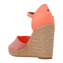 Tommy Hilfiger Tommy Metallic High Wedge Sandal W Zapatos FW0FW04753 naranja 8