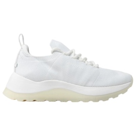 Zapatos con cordones y suela de 2 piezas Calvin Klein W HW0HW01337 blanco 5