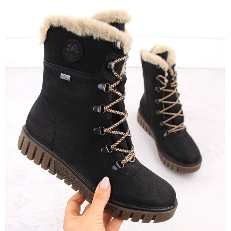Botas de membrana negra Rieker RKR745 negro 1