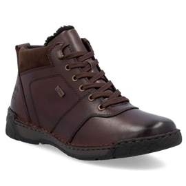 Botas para hombres aisladas con lana rieker rkr747 brown marrón 5
